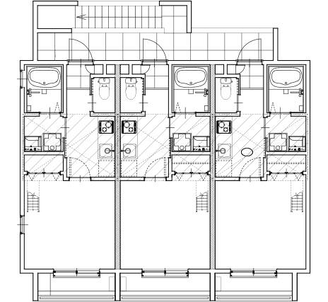 イルカーサ パラダイスグレー 平面図 3F